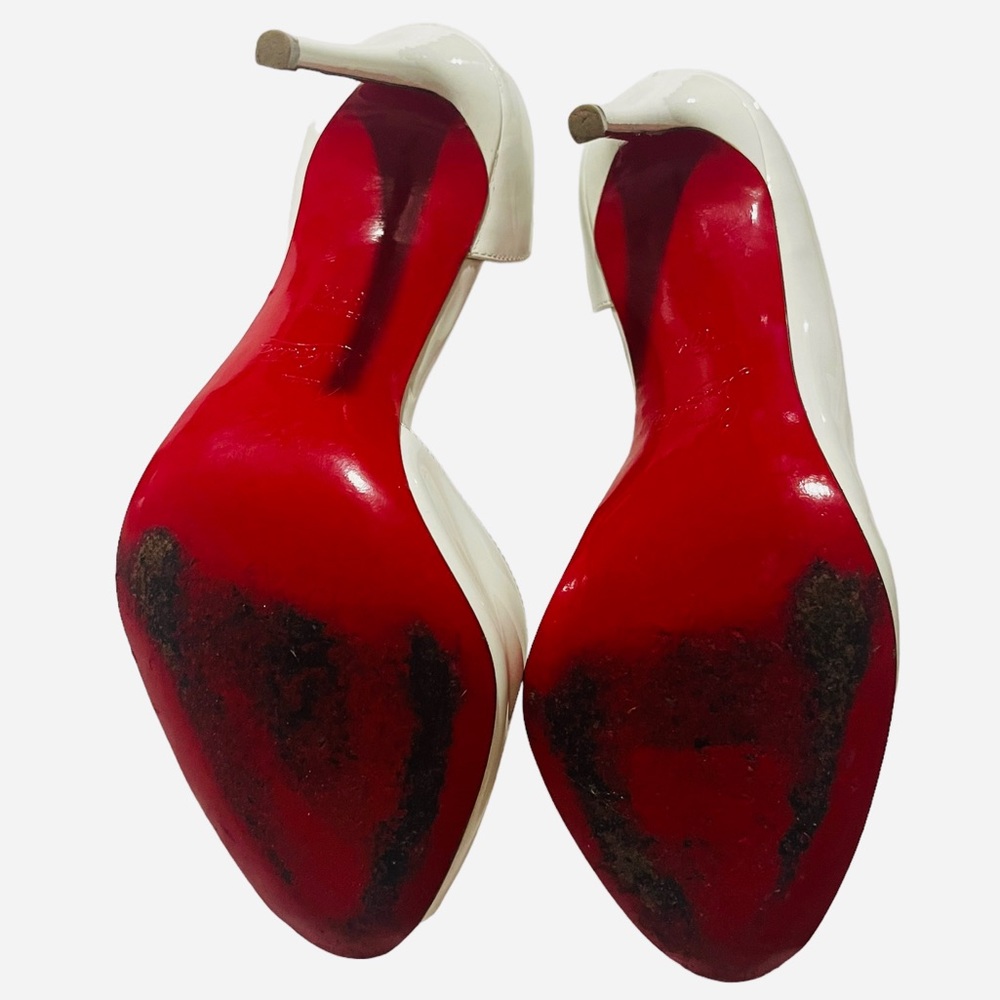 CHRISTIAN LOUBOUTIN Very Privé Patent Leather Heels - Picture 6 of 13